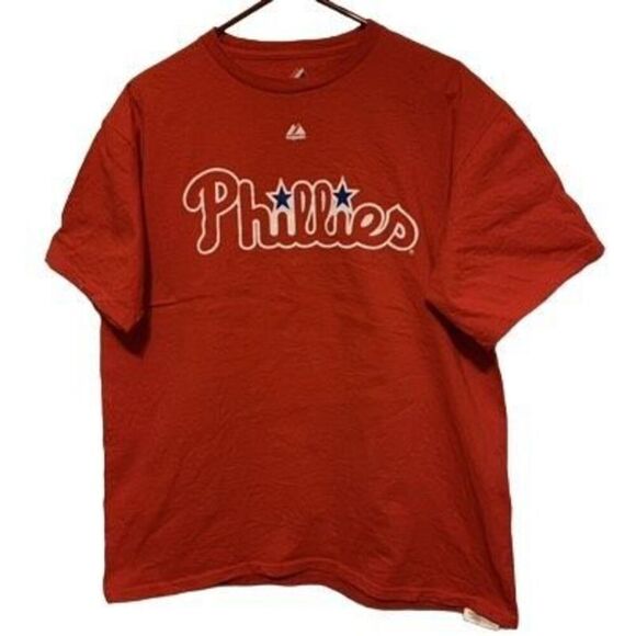 Philadelphia Phillies Cliff Lee #33 Size Large T-Shirt - Picture 1 of 6